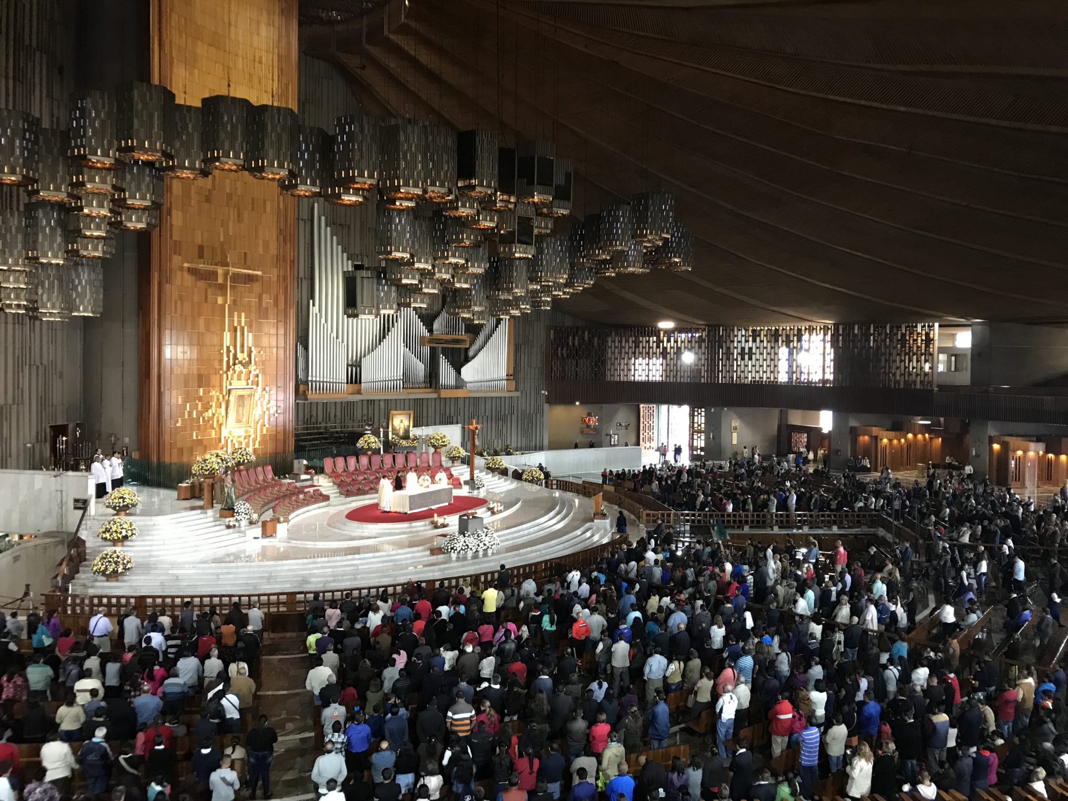 Image of Pilgrimage in Basilica of Our Lady of Guadalupe