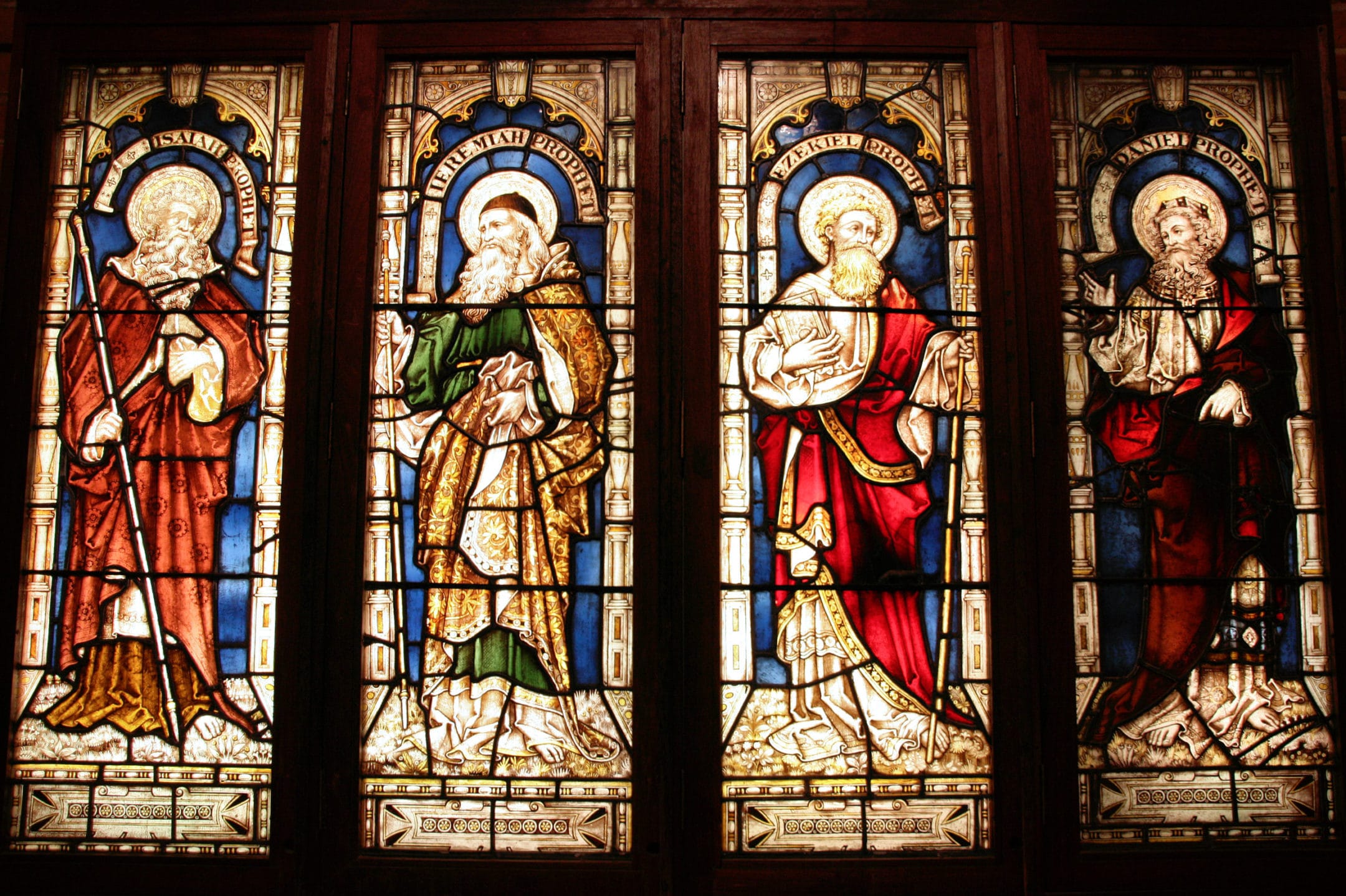 Cathedral Stained Glass image of saints