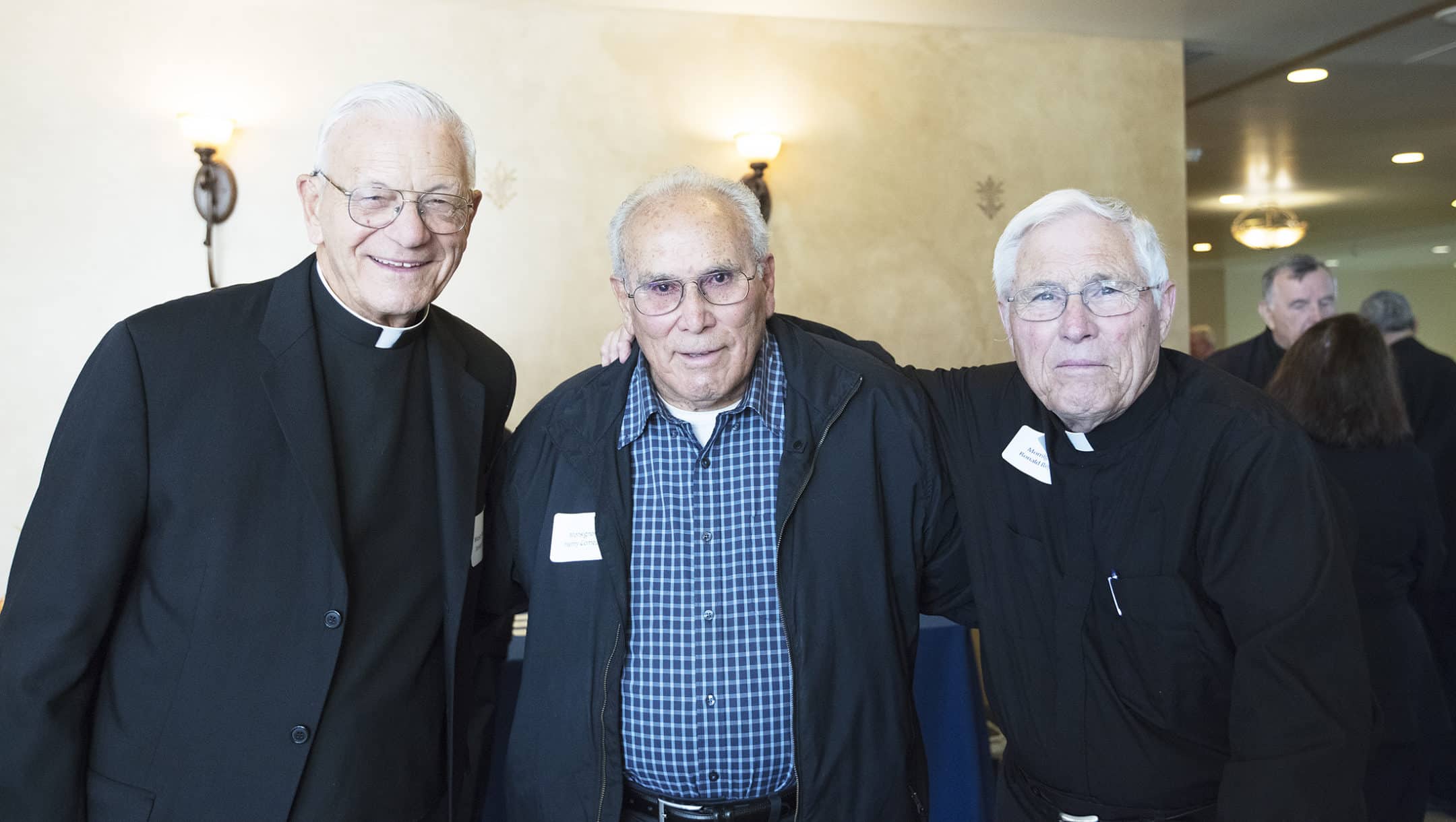 three retired priests