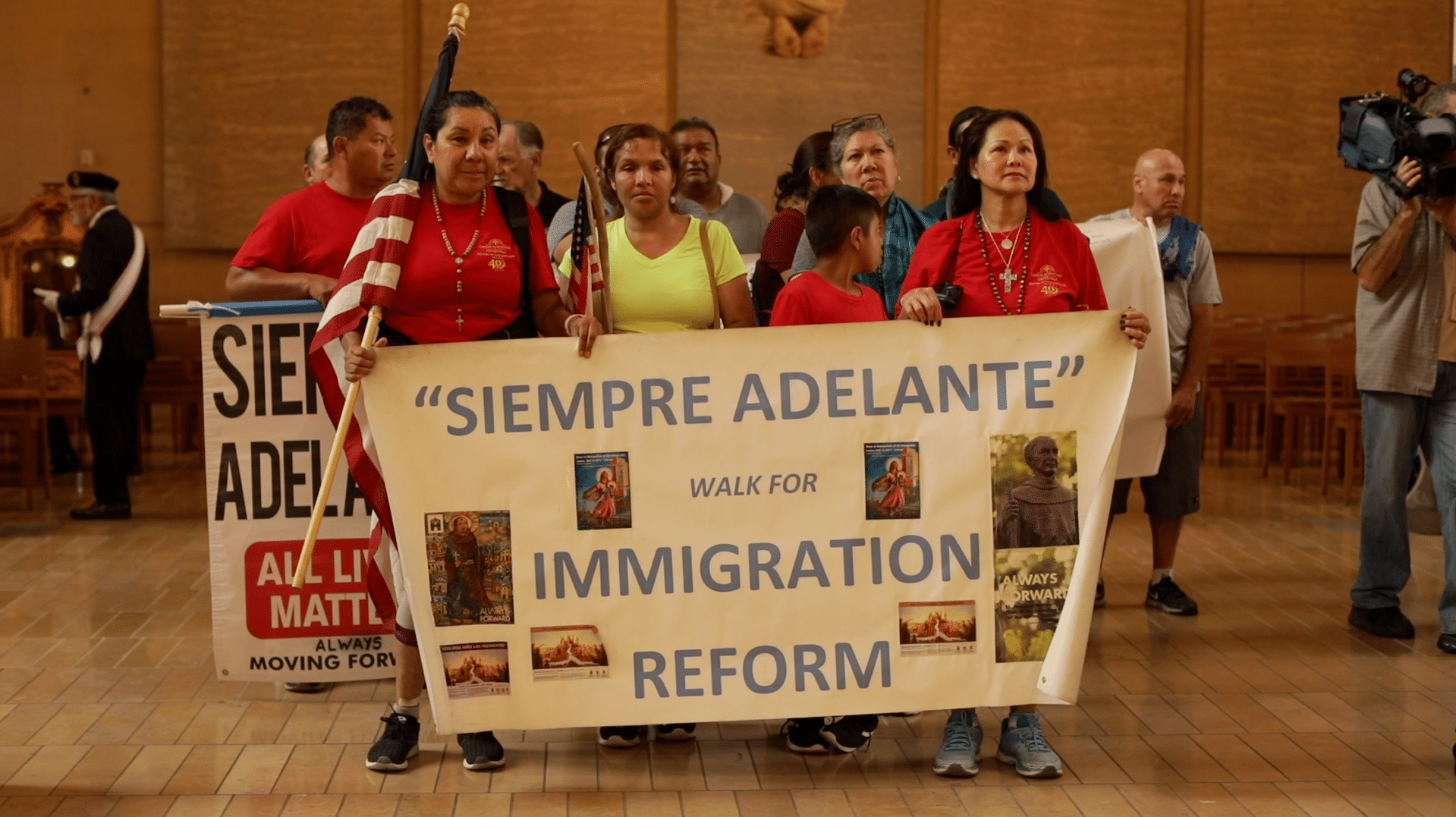 Group processing during the 2019 Immigration Mass
