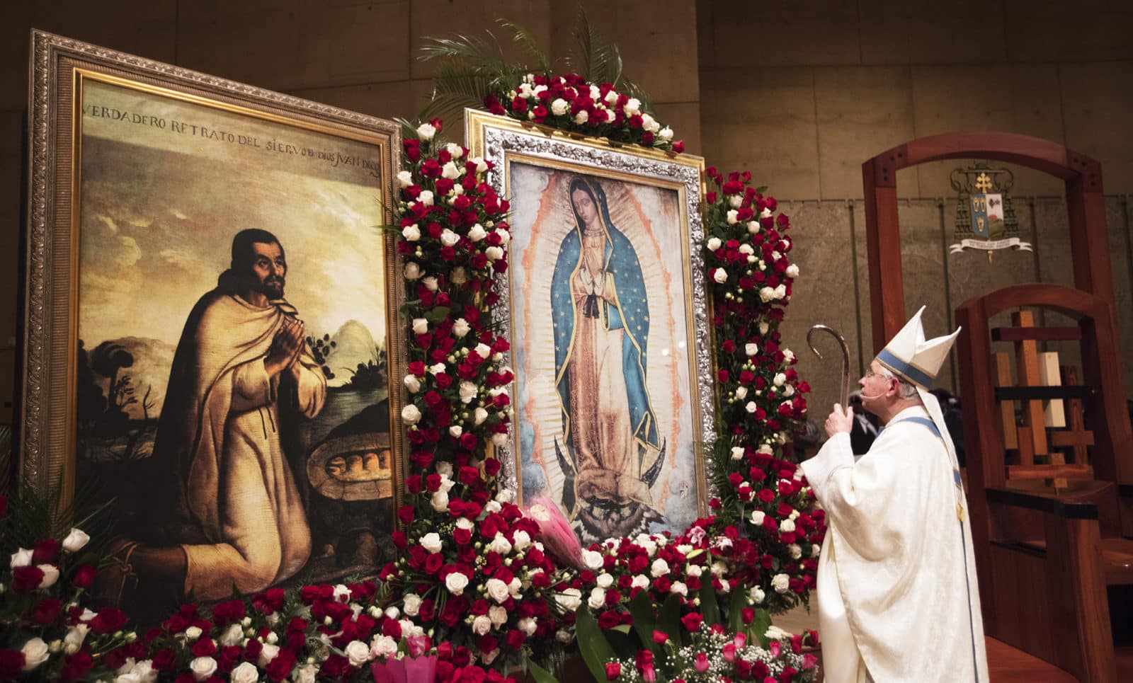 Procession & Mass in honor of Our Lady of Guadalupe LA Catholics