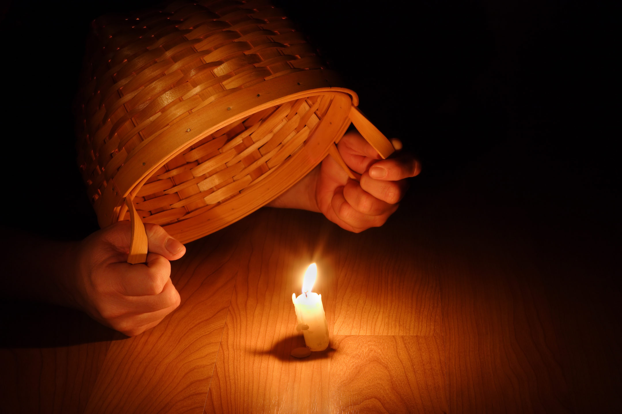 Hiding your light under a bushel basket