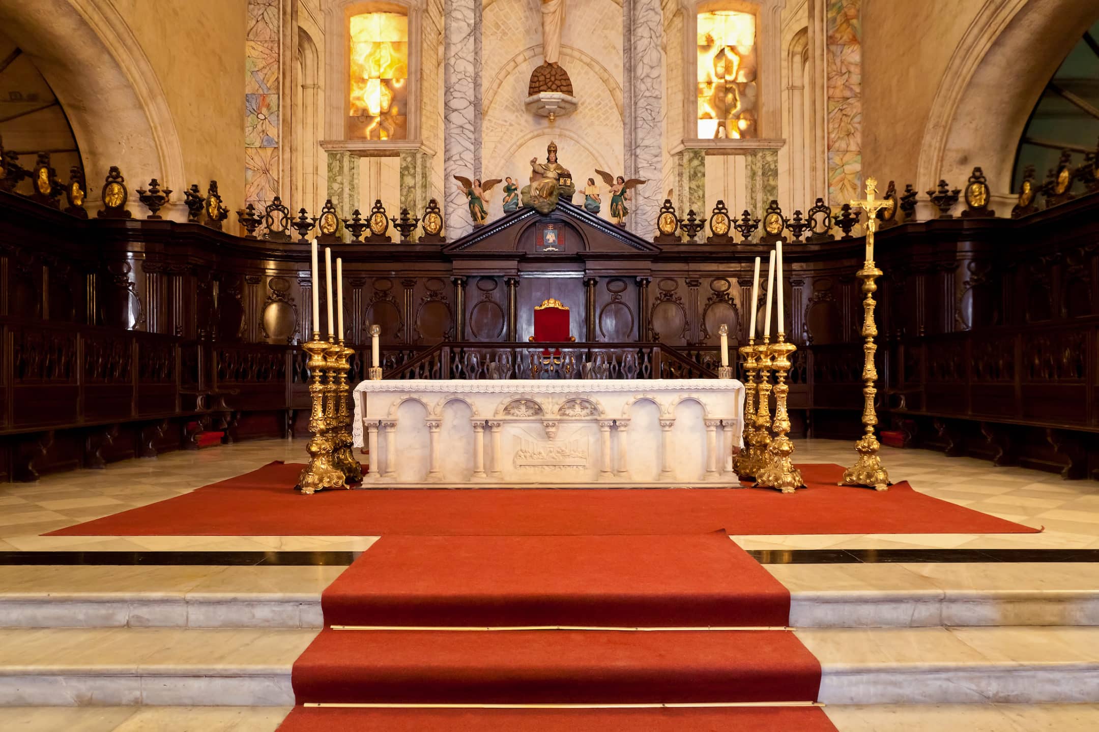 altar of catholic church in Cuba
