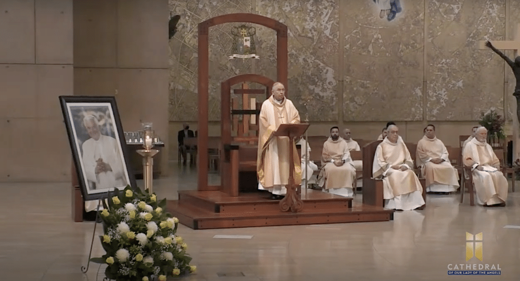 Homily — Memorial Mass for Pope Emeritus Benedict XVI | LA Catholics